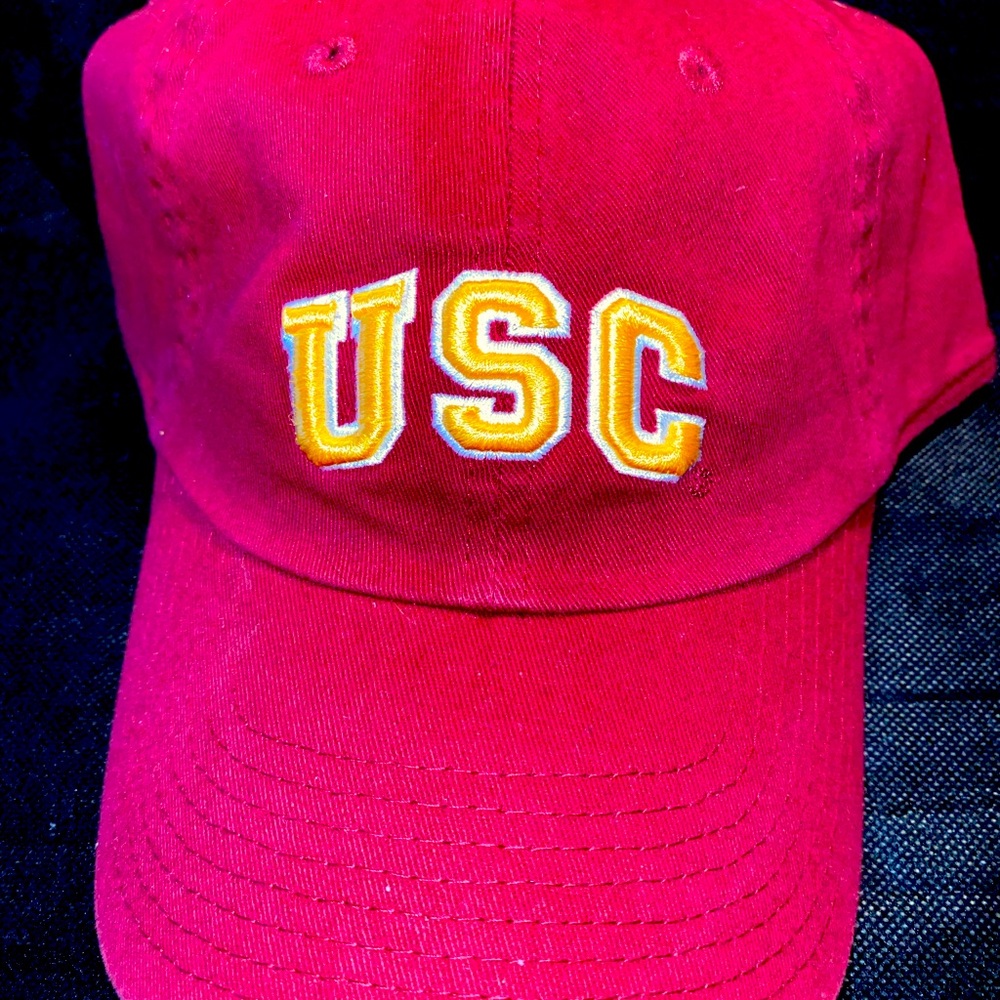 USC Trojans Hat Top of the World One Fit Raised Embroider Logo's EUC
